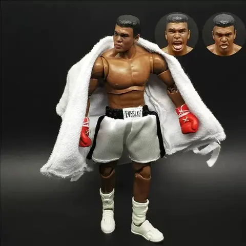 Storm Collectibles Muhammad Ali Actionfigur Handgjord Leksakstillbehör Samling Gåva 10 best sales Ali-leksaker - №5