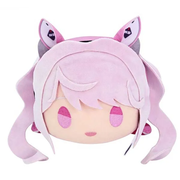 New Cute Japan Anime Goddess of Victory Nikke Pink Alice Big Lay Down Plush Stuffed Pillow Doll Toy 25cm Kids Girls Gifts