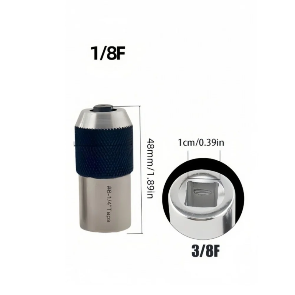 Adjustable Tap Extractor Set Carbon Steel Material for M3-M12 Taps Compatible with 3/8 Inch Square Drive Tools
