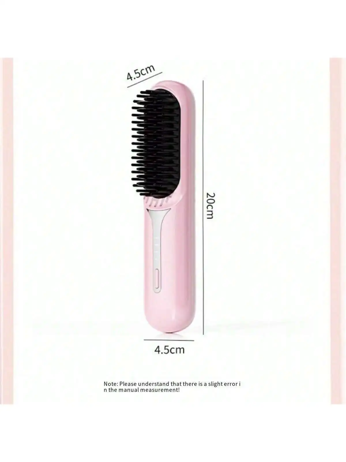 New Wireless Charging Hair Straightener Brush, Portable Fashionable And High-Quality Negative Ion Smooth Hair Comb