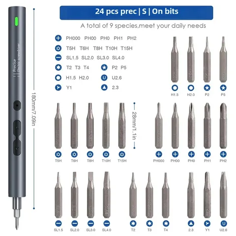 Прецизионный набор отверток UF·TOOLS 28/62 в 1 — изображение продукта