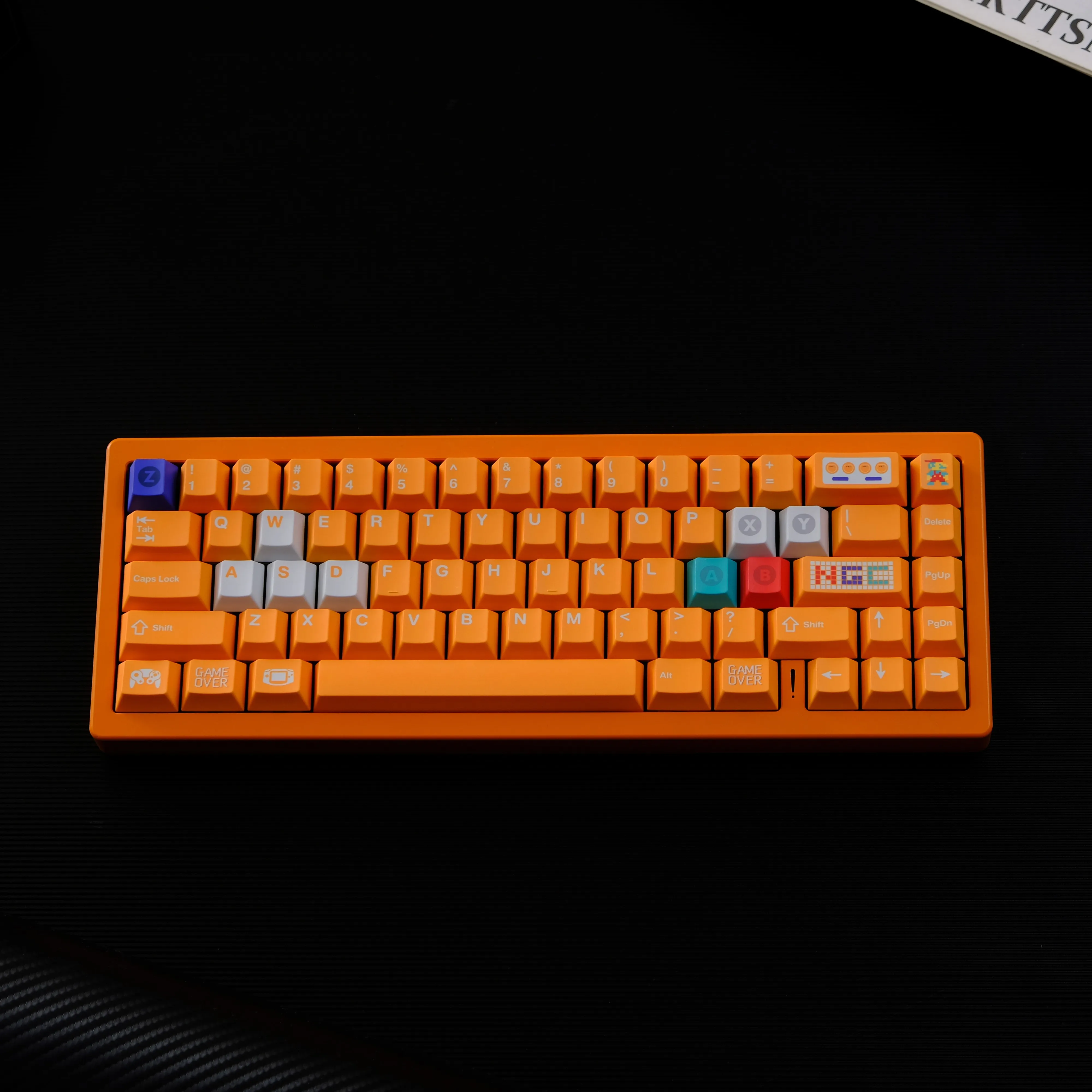 Aifei NGC Orange Keycaps PBT Dye Sublimation Cherry Height for Mechanical Keyboard AULA F75 Mad 60 Ajazz Anne Pro 2 GK61