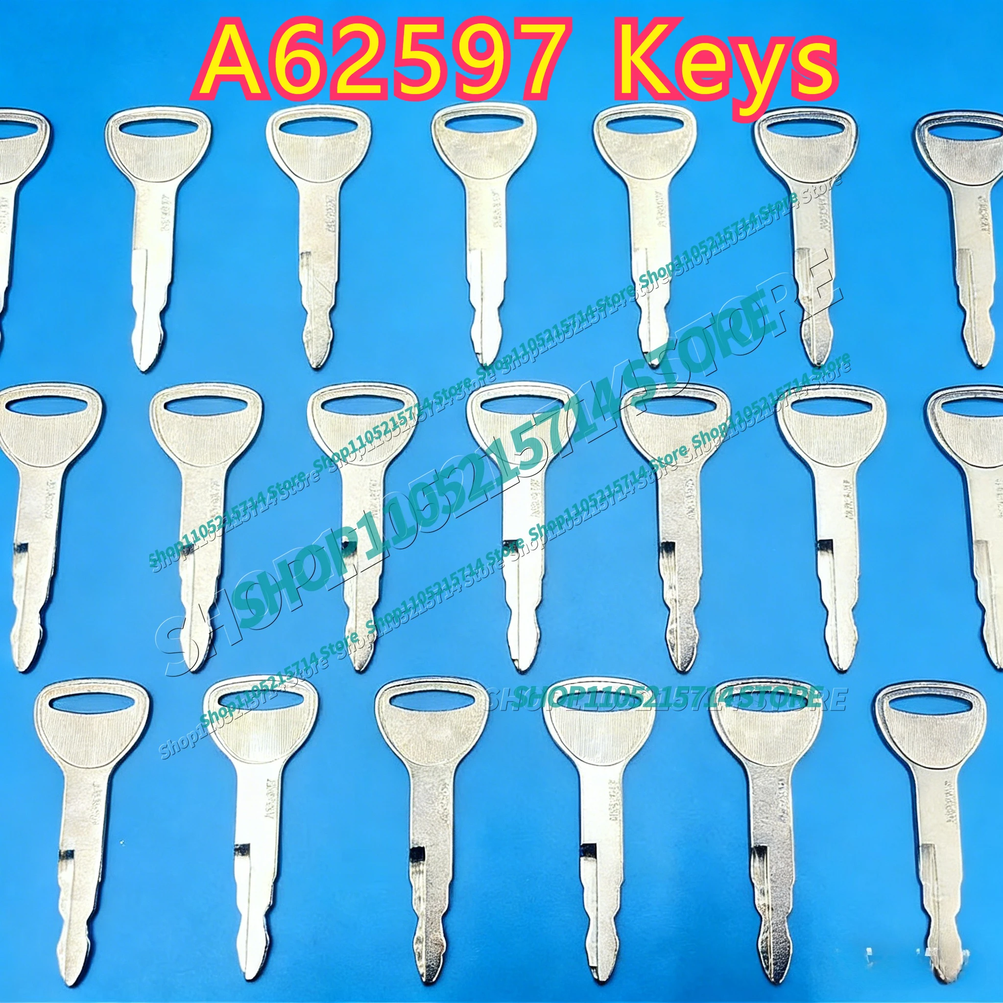 20/10/5PCS A62597 Lgnition Keys For Forklift Fork-Lift Heavy Equipment Starter Switch 57591-23330-71