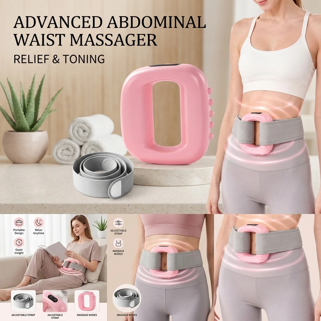 Handheld Electric Body Massager for Fat Burning Vibration Slimming Machine Waist Arm Belly Slimming Device