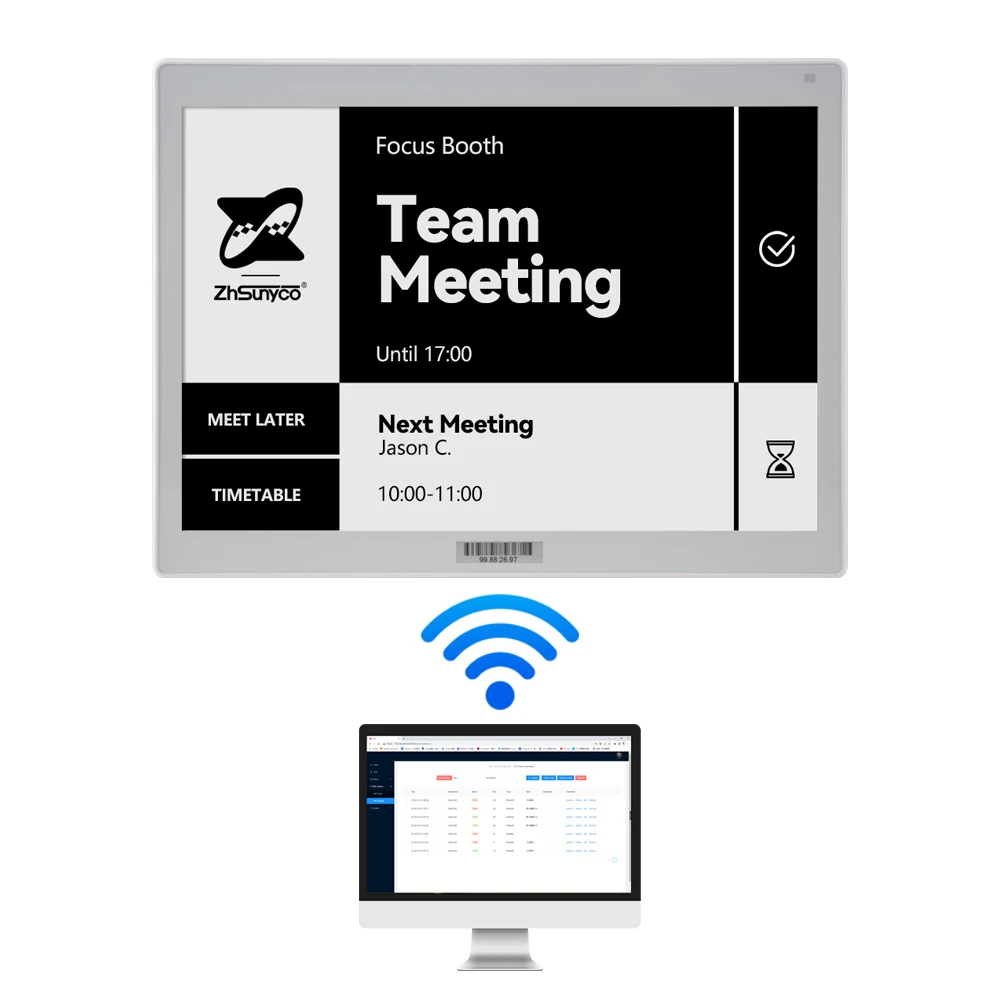 13,3 Zoll großes WIFI-Preisschild E-Ink-Display ESL-System Demo Kit Elektronisches Regaletikett