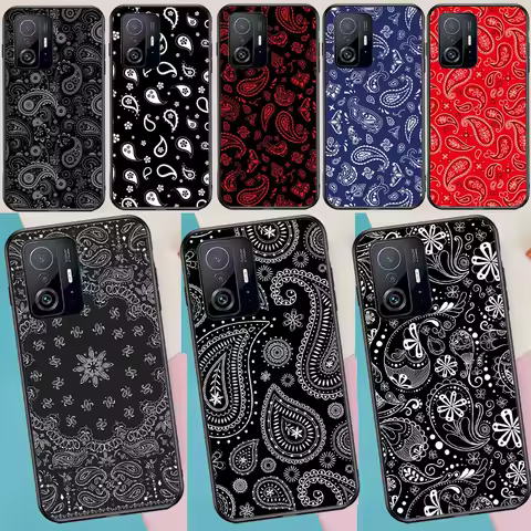 Paisley Bandana Case For Xiaomi 14T Pro 13T 11T 12T 13 14 15 Ultra POCO X7 Pro X3 X5 X6 M6 F5 F6 Pro Cover