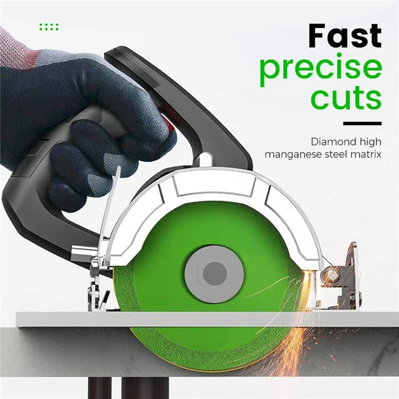4Pcs Glass Cutting Disc Set with Adapter 10cm Ultra-Thin Saw Blade Jade Wine Bottles Chamfering Cutting Blade Glass