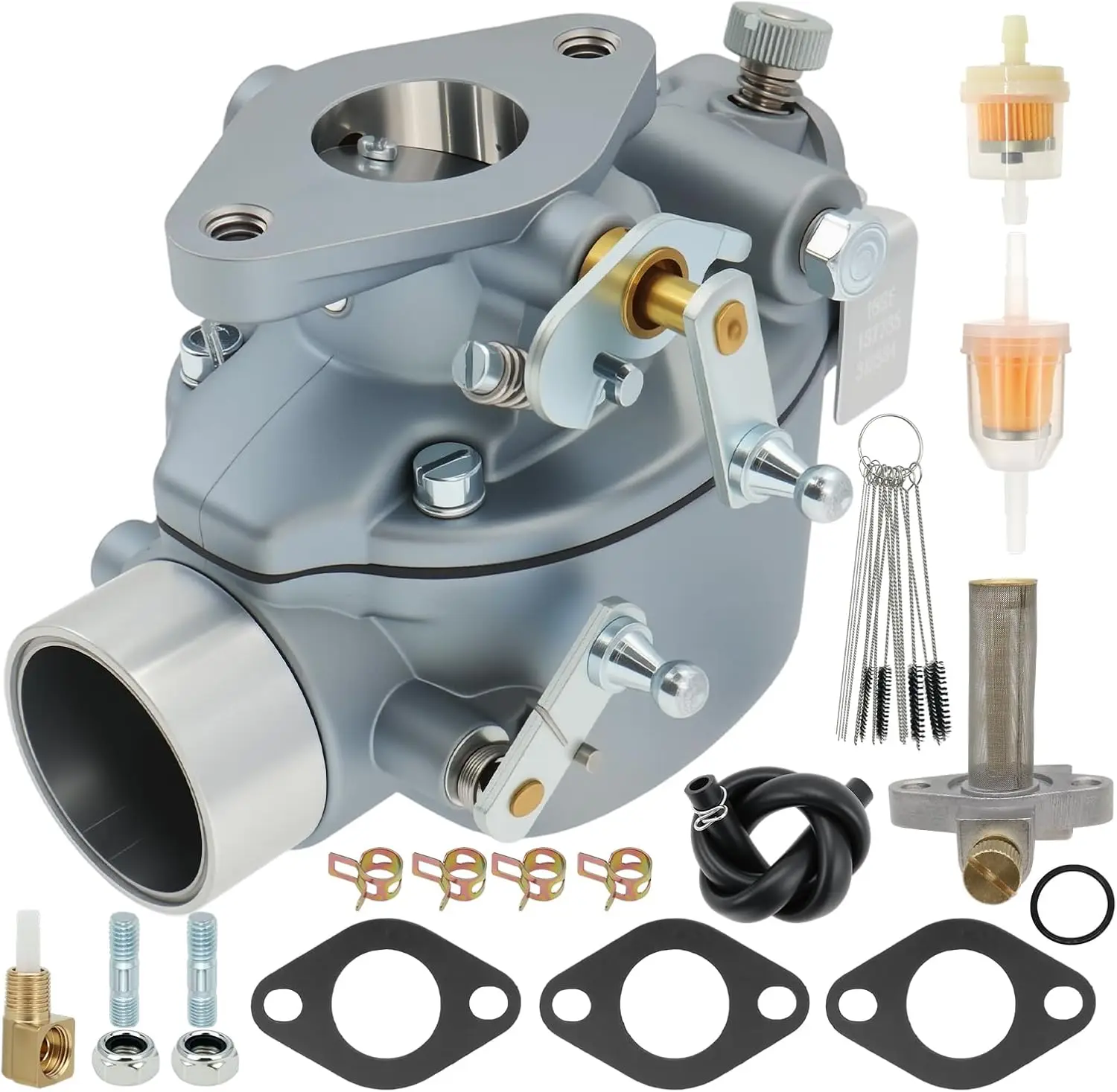312954 Carburetor Fits Ford Tractors 600 700 501 2000 Series 4 Cylinder Engine with Fuel Shut off Valve Replaces B8NN9510A