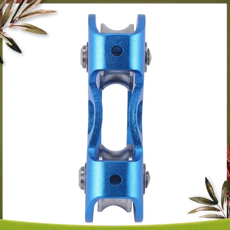 

Reliable-6X Heart-Shape Climbing Double Pulley Steel Cable Rope 13Mm Climbing Device High Speed Zipline Trolley 24KN