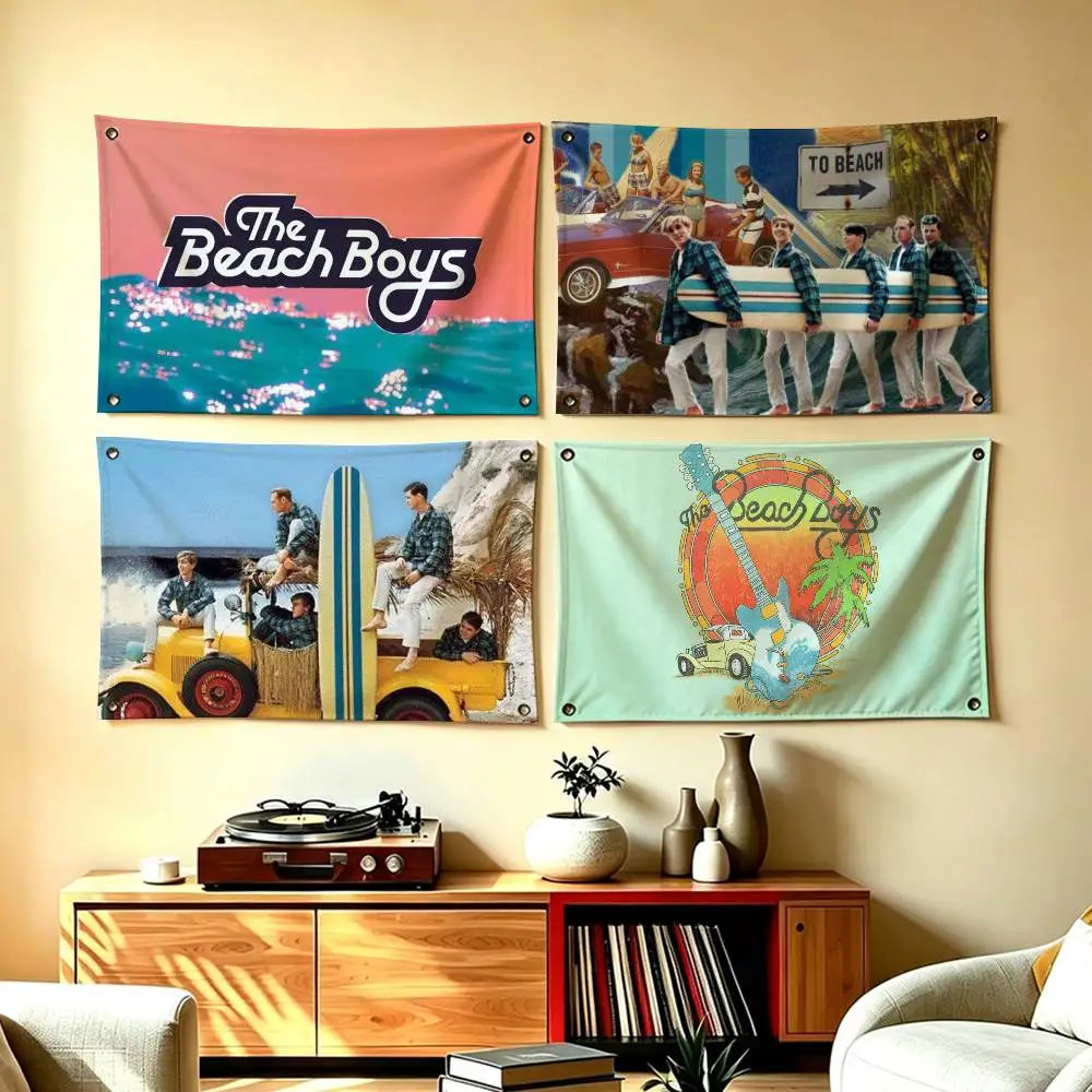 Pop Rock The Beach B-Boys  Flags for Bedrooms Home Decor Items Outdoor Decors Garage Decoration Flaga
