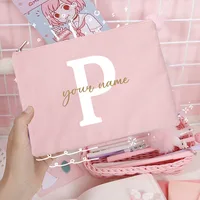 Sacs à cosmétiques de demoiselle d'honneur avec nom personnalisé, trousse de maquillage pour filles, pochette de toilette de voyage, cadeaux d'anniversaire de mariage pour elle 11