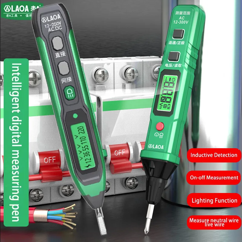 LAOA Special Test Pen for Smart Electrician, Digital Display Test Pen, Voltage Zero Firewire Conduction/Offline Detection