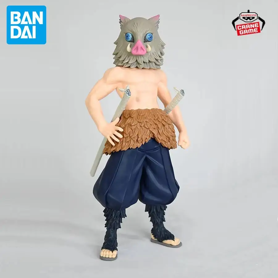 

В наличии BANDAI BANPRESTO Demon Slayer Hashibira Inosuke, новая и нераспечатанная фигурка аниме 24 см, оригинальная коллекционная модель, игрушка в подарок