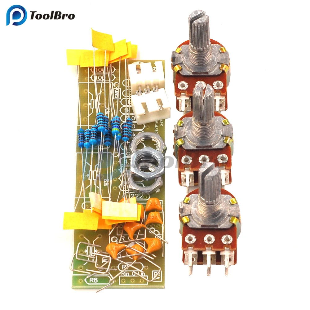 Imagem -03 - Diy Kit Placa de Palco Frontal Passiva para Amplificador de Potência Painel Frontal Tone Placa Pcb