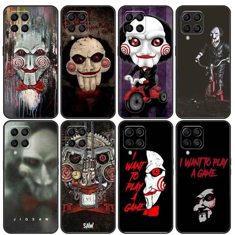 SAW The Jigsaw Killer Horror Film Case For Samsung Galaxy M12 M32 M52 M13 M23 M33 M53 M14 M34 M54 M20 M30s M21 M31 M51 Cover