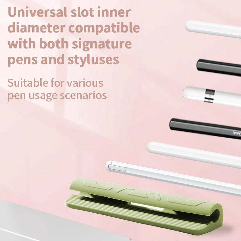 1 piece silicone holder protective cover for Apple pencil 1/2 generation stylus, tablet iPad pen sticker, stylus storage