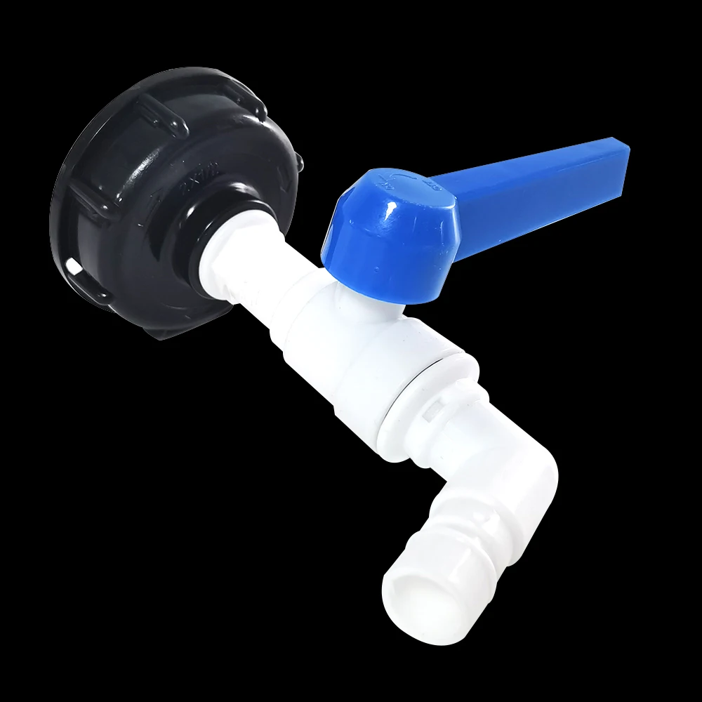 

IBC S60*6 water tank 1/2'' adapter 360 ° rotary faucet water outlet device kit Garden irrigation faucet Garden water pipe joint