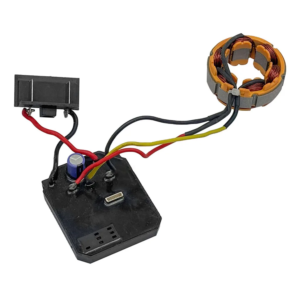Control Board and Stator for Dayi 2106 161 169 Brushless Electric Wrench Suitable for 18V and 21V Motor Voltage