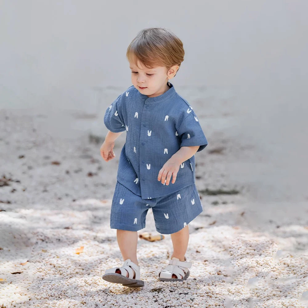

2Pcs Baby Boy Clothes Sets Summer Toddler Baby T-shirts + Shorts Short Sleeves Baby Girl Clothing Sets