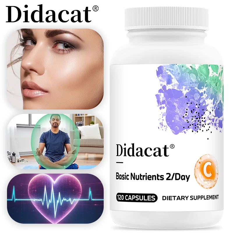 Cápsulas de Multivitaminas y Minerales, Suplemento Nutricional Diario Equilibrado, Antioxidantes, Apoyo al Bienestar Inmunológico y la Vitalidad Física