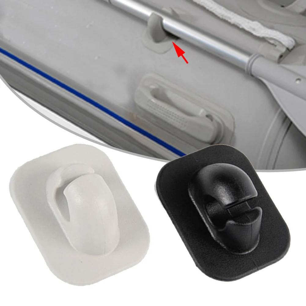 Paddle Clips for Inflatable Boats Kayaks Oar Keeper Clips 2pcs Set Secure Paddle Holders to Prevent Loss Plastic Material