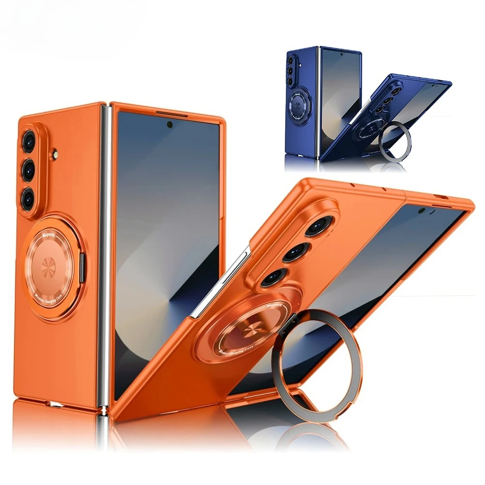 Armor Magnetic 360° drehbare Halterung Handyhülle für Samsung Z Fold 8 Ultra 7 6 5 4 3 für MagSafe kabelloses Laden stoßfeste Abdeckung