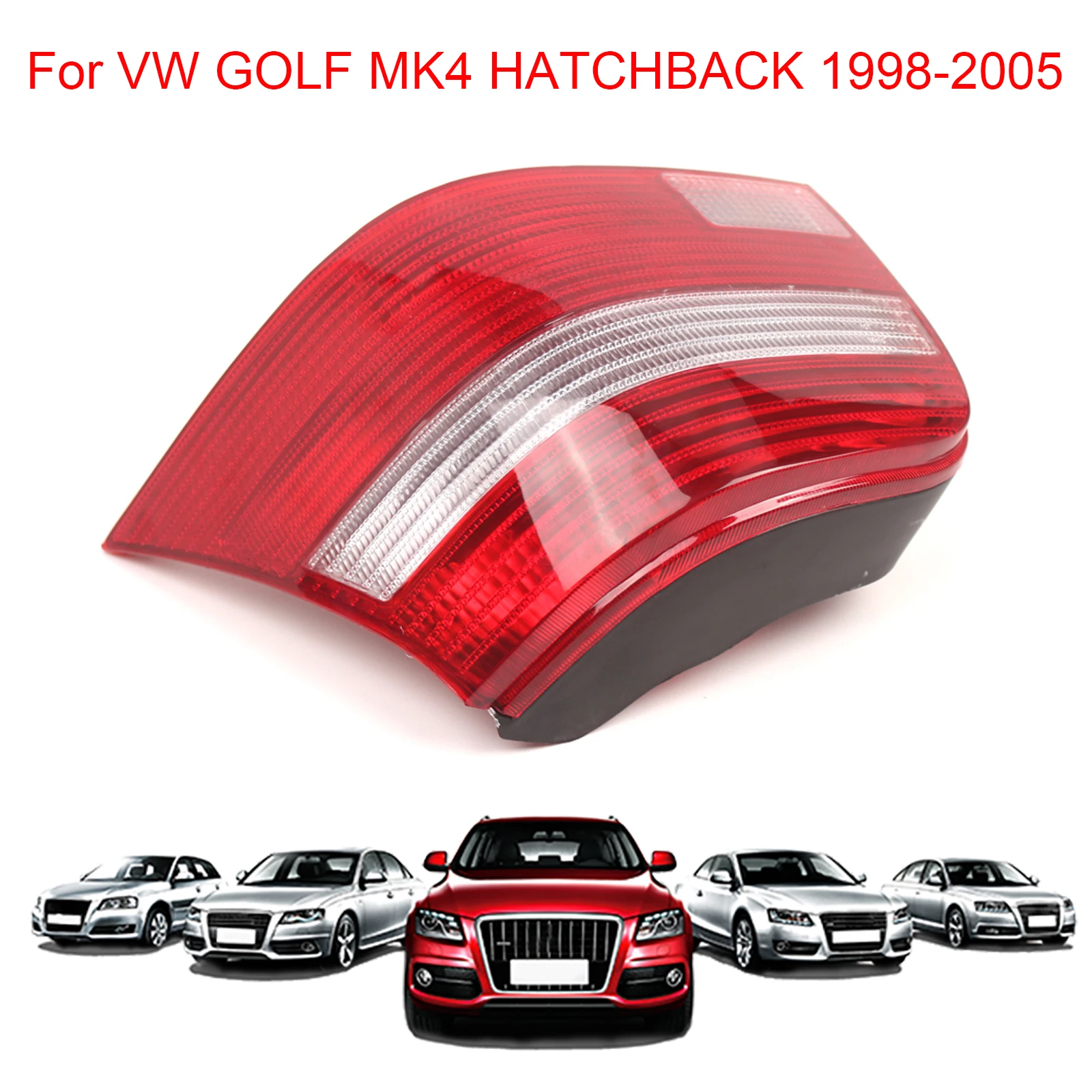 

Car Rear Tail Light Lamp Without Bulb Replacement Car Accessories Rear Lamp Compatible for Volkswagen Golf MK4 1998-2005