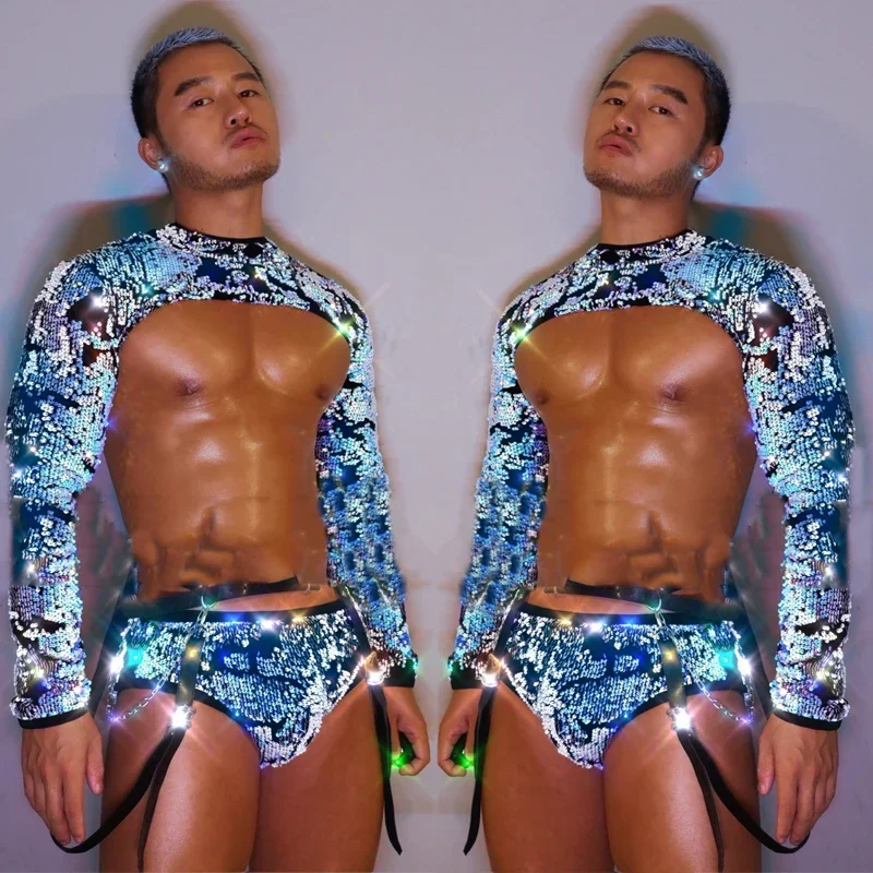 

Ночной клуб, бар, певец, Dj Ds, комплекты Gogo Dancer, костюм симфонии, костюм с блестками, вечерние костюмы для танцев на пилоне, одежда для рейва, XS2824