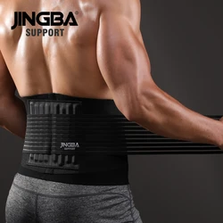 JINGBA SUPPORT Men Waist Trainer Support Sauna Suit Modeling Body Shaper Belt Weight Loss Cincher Slim Faja Gym Workout Corset