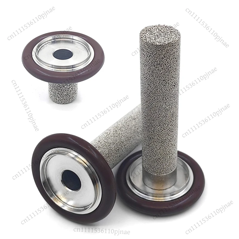 

For Stainless Steel Sintered filter cartridge KF16 KF25 Vacuum Pipeline Filter Rubber ring Central bracket High-precision filter
