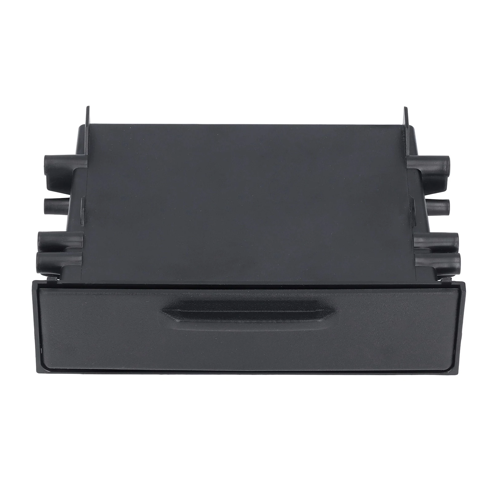 

1DIN Car Radio Storage Box Multi Application ABS Black Inner Organizer Replacement for Auto Parts Car Radio Pocket