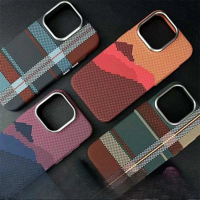 

Luxury Patterned Slim Concise Heat Dissipation Drop-Proof Phone Casefor IPhone 12 13 14 15 16 Pro Promax Plus Series Cover
