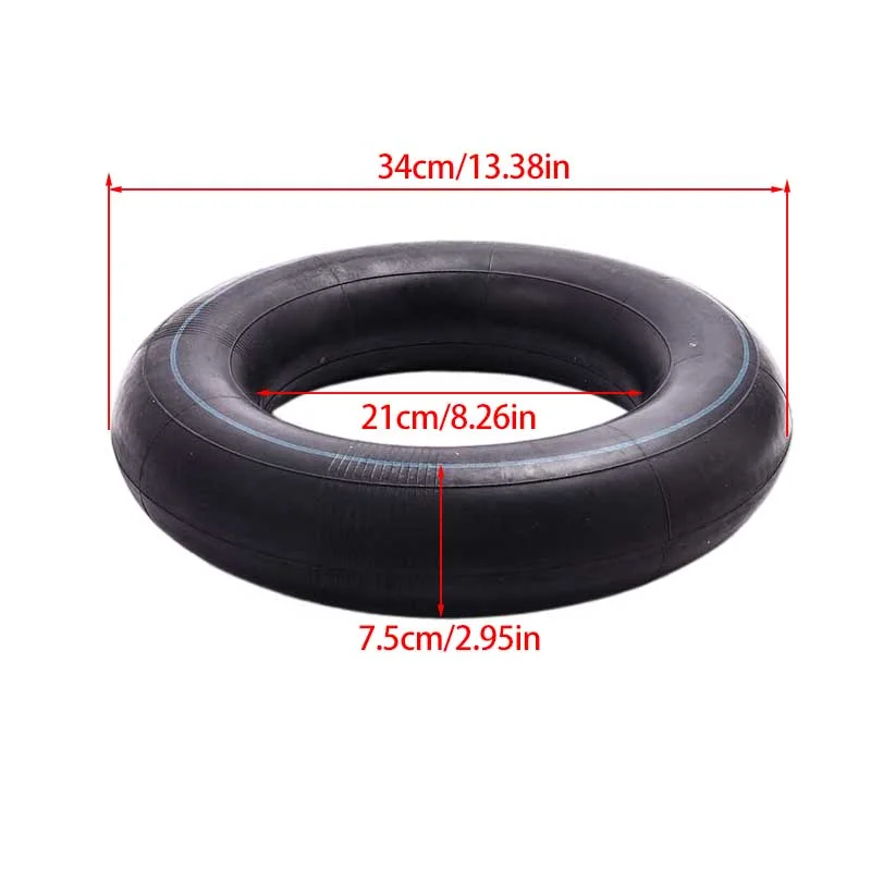 Suitable for beach car ATV tire inner tube 4.00-8 thick inner tube, wear-resistant curved inner tube