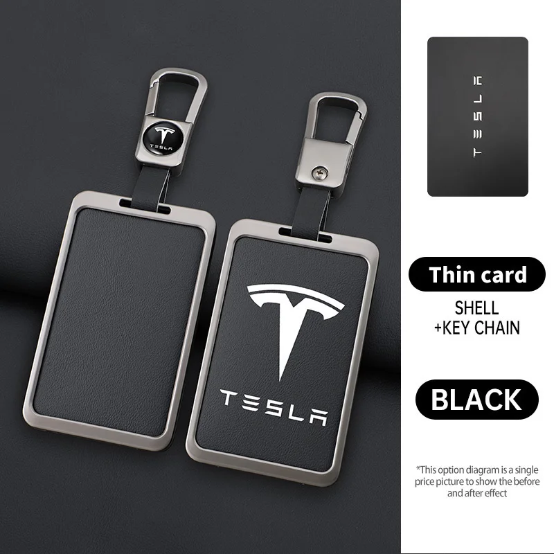 Custodia protettiva per custodia Smart Key Card NFC per Auto in lega di zinco per Tesla Model 3 Model S Model X Model Y accessori per Auto senza