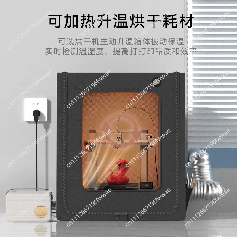 Insulation Cover A1mini Sealed Box A1 Mini, Sealed Box Can Dry Dust Cover Exhaust Air 3D Printer