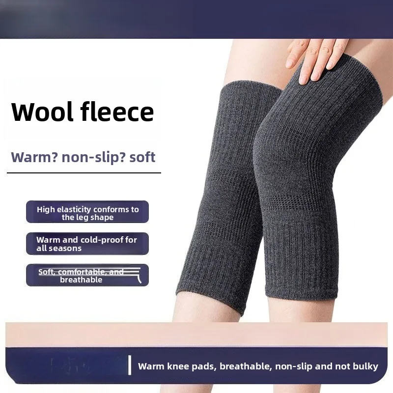 Winter Thermal Knee Pads, Plush Cashmere Lining for Extreme Cold, Arthritis Support, Men & Women, Hot Sale Lightweight Warmth