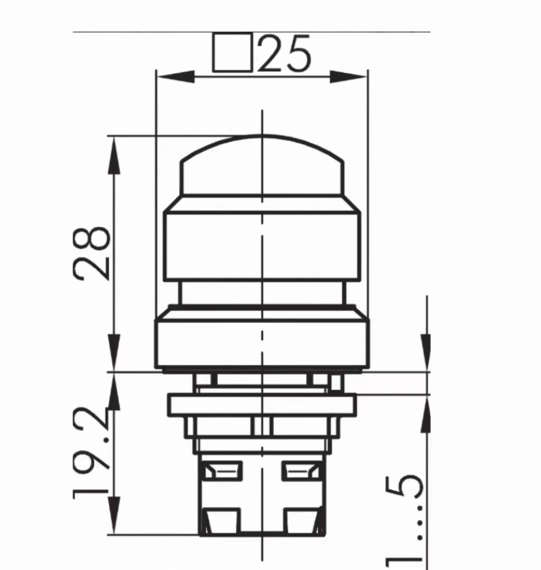 زر طوارئ عالي الجودة لـ KBA 25 مم #2