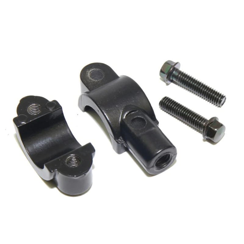 Motorcycle Rearview Handlebar  Holder Adapter Clamp Base 8mm Black Aluminum Universal Motorcycle Tool 