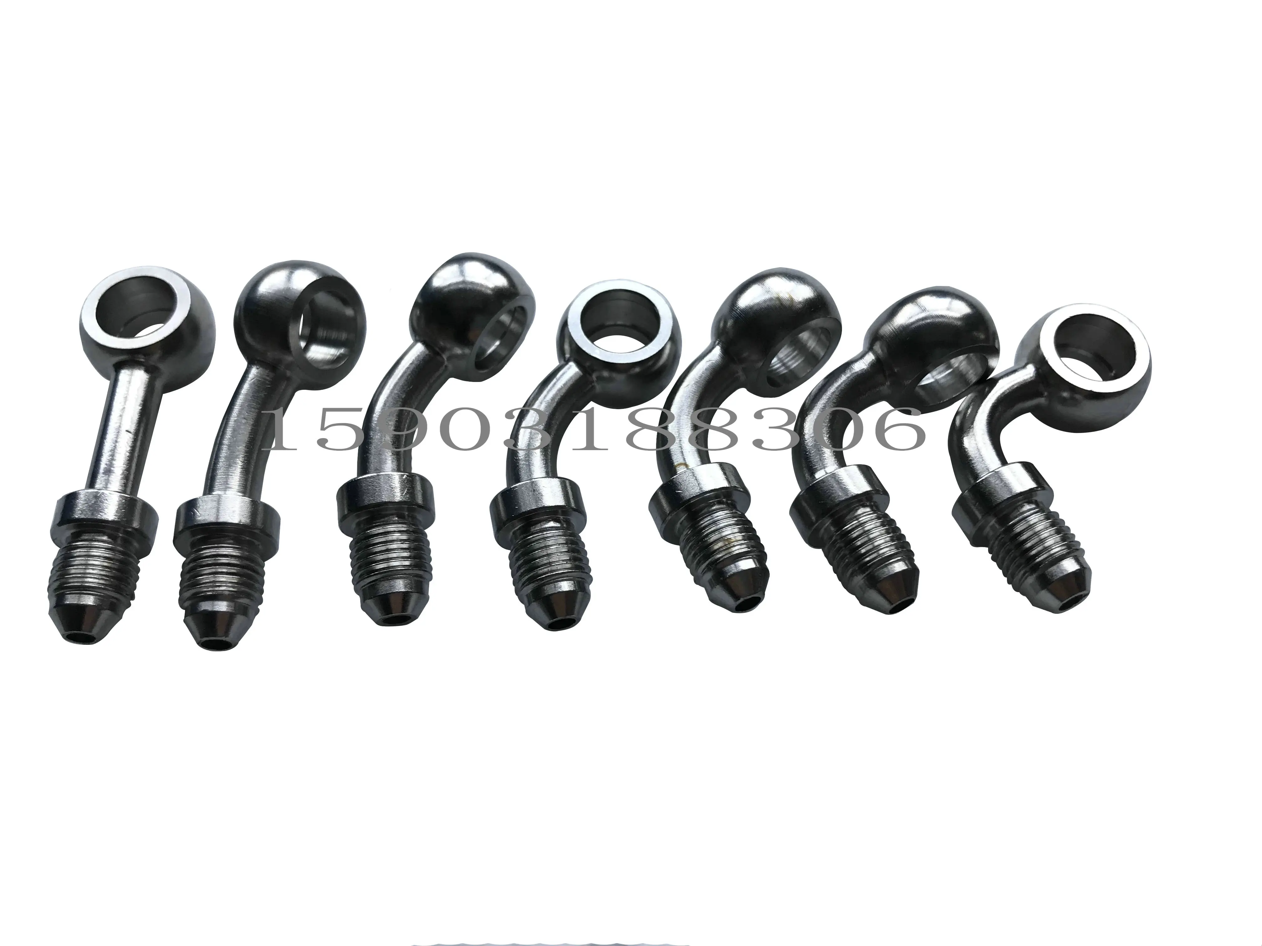 

3An 3/8-24UNF Stainless Steel Material Banjo Eye Brake Ends PTFE Brake Hose Banjo Fittings
