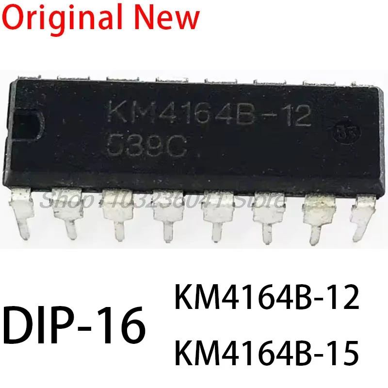 10PCS 4164 KM4164B KM4164B-12 KM4164B-15 DIP16 KM4164 64K X 1BIT DYNAMIC RAM WITH PAGE MODE original 100% quality