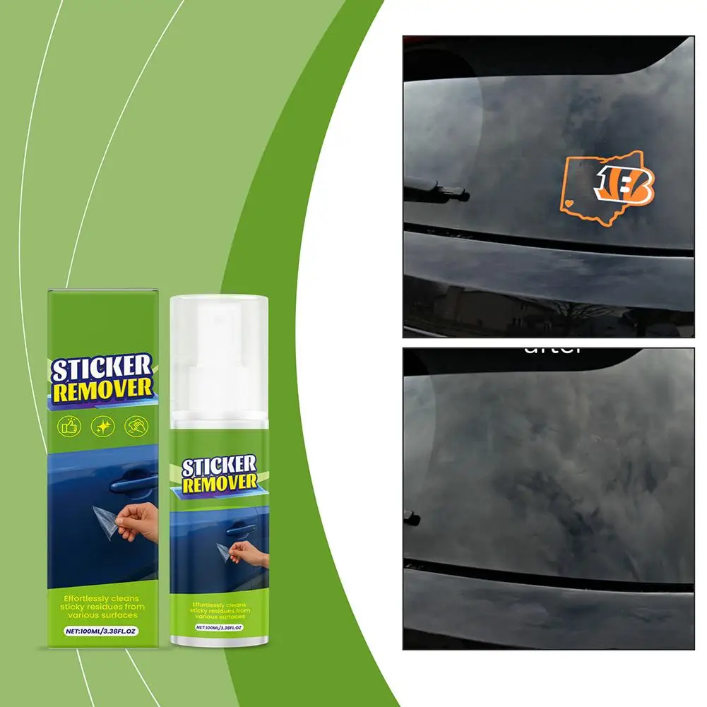 100 مللي غراء متعدد الأسطح Goo Gone مزيل تركيبة آمنة للسيارات لطلاء الزجاج البلاستيك الأنظف رذاذ لا أضرار ضمان Q2L5