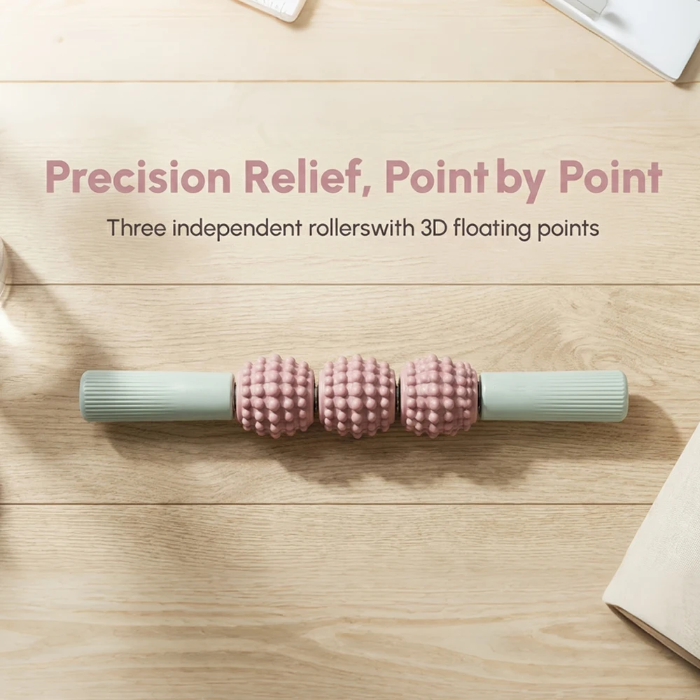 Muscle Massage Rod Fascia Rod Massage Roller Yoga Muscle Relaxation Stretch Roller Wolf Teeth Slimming Leg Yoga Massage Stick