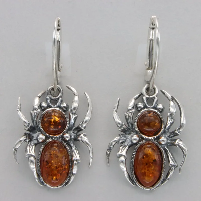 Neue modische Gothic-Vampir-Spinnen-Ohrhänger für Damen, geheimnisvolle Hexen- und heidnische Ohrhänger, Schmuck-Accessoires, Geschenk für Halloween