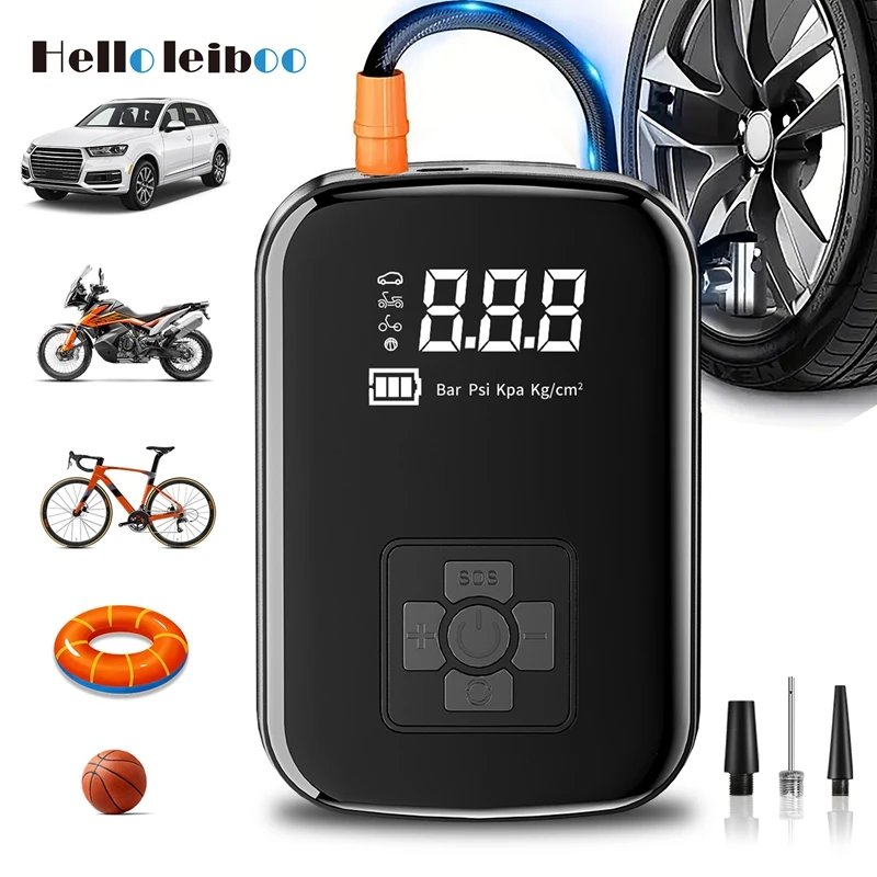 150PSI Wireless Car Air Compressor Electric Air Pump Tire Inflator Pump for Motorcycle Bicycle Boat AUTO Tyre Balls Inflatable