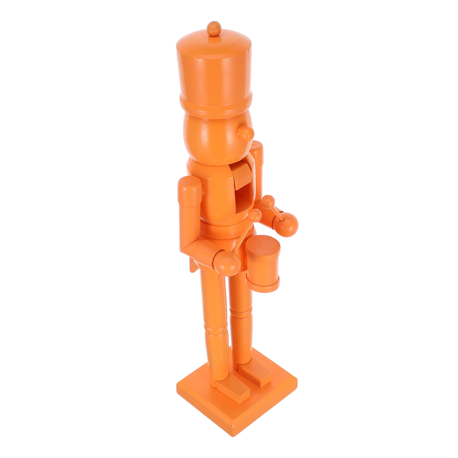 

Blank 38CM DIY Wooden Unfinished Nutcracker Figurine Craft Decor Soldier nament Home Office Cafe Christmas Decor Wooden Figurine