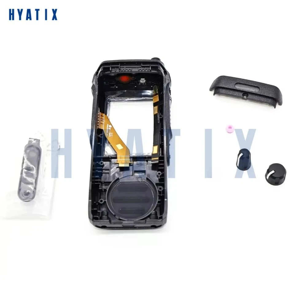 3Sets Front Housing Casing Case with Knobs Dust Cover for Motorola R7 R7A Parts Accessories