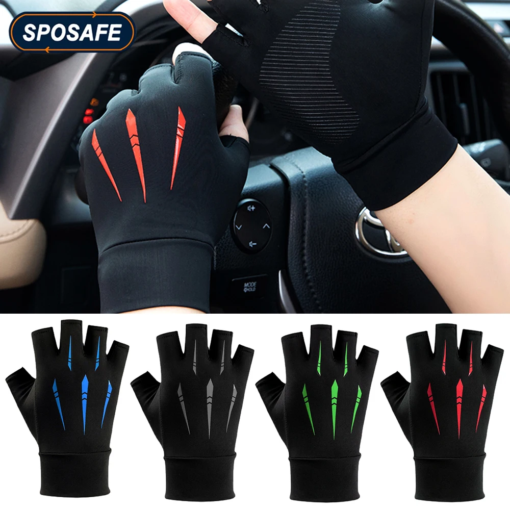 

1Pair Cycling Gloves Bike Gloves Men Women Biking Gloves Half Finger Road Bike MTB Bicycle Glove-Workout,Motorcycle,Gym Training