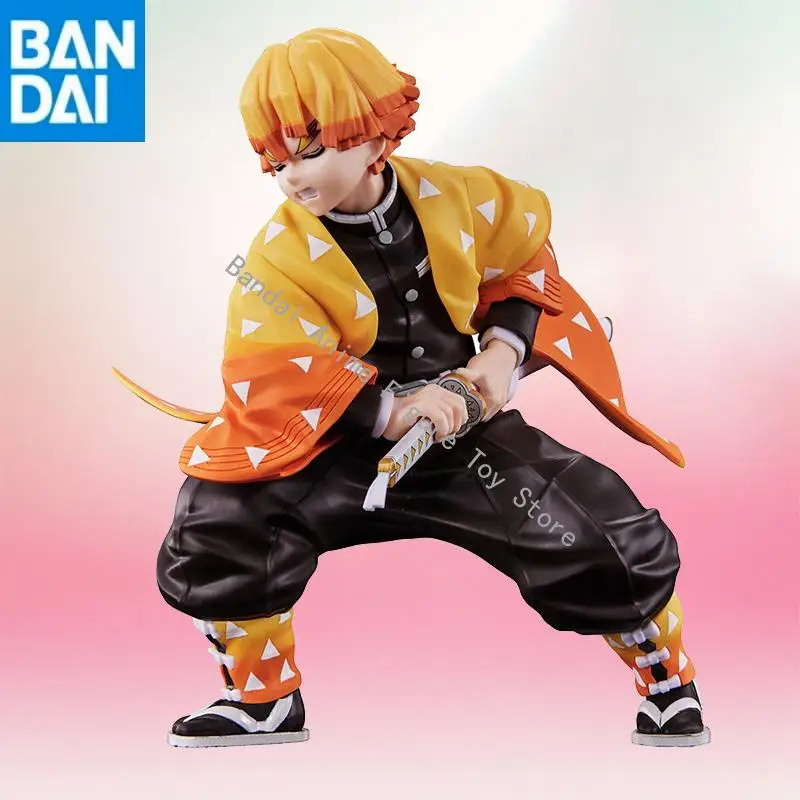 

in stock Original Genuine BANDAI NAMCO S.H.Figuarts Demon Slayer model Agatsuma Zenitsu Assembly Action Figure Desktop ornament