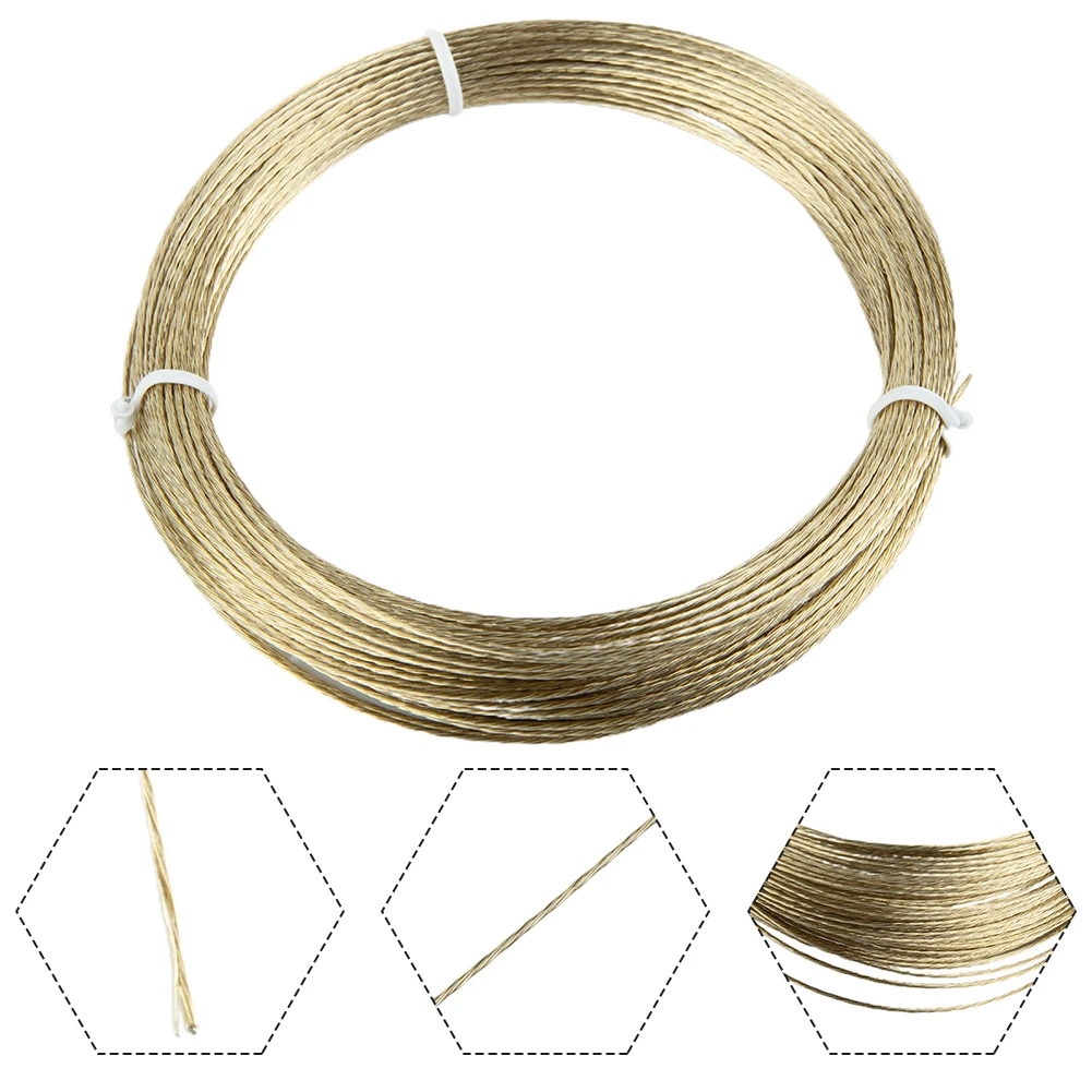 

Wire Braiding Line 22m Length Automotive Braided Car Cutting Glass Gold Removal Roll Thickness 0.8mm Brand New