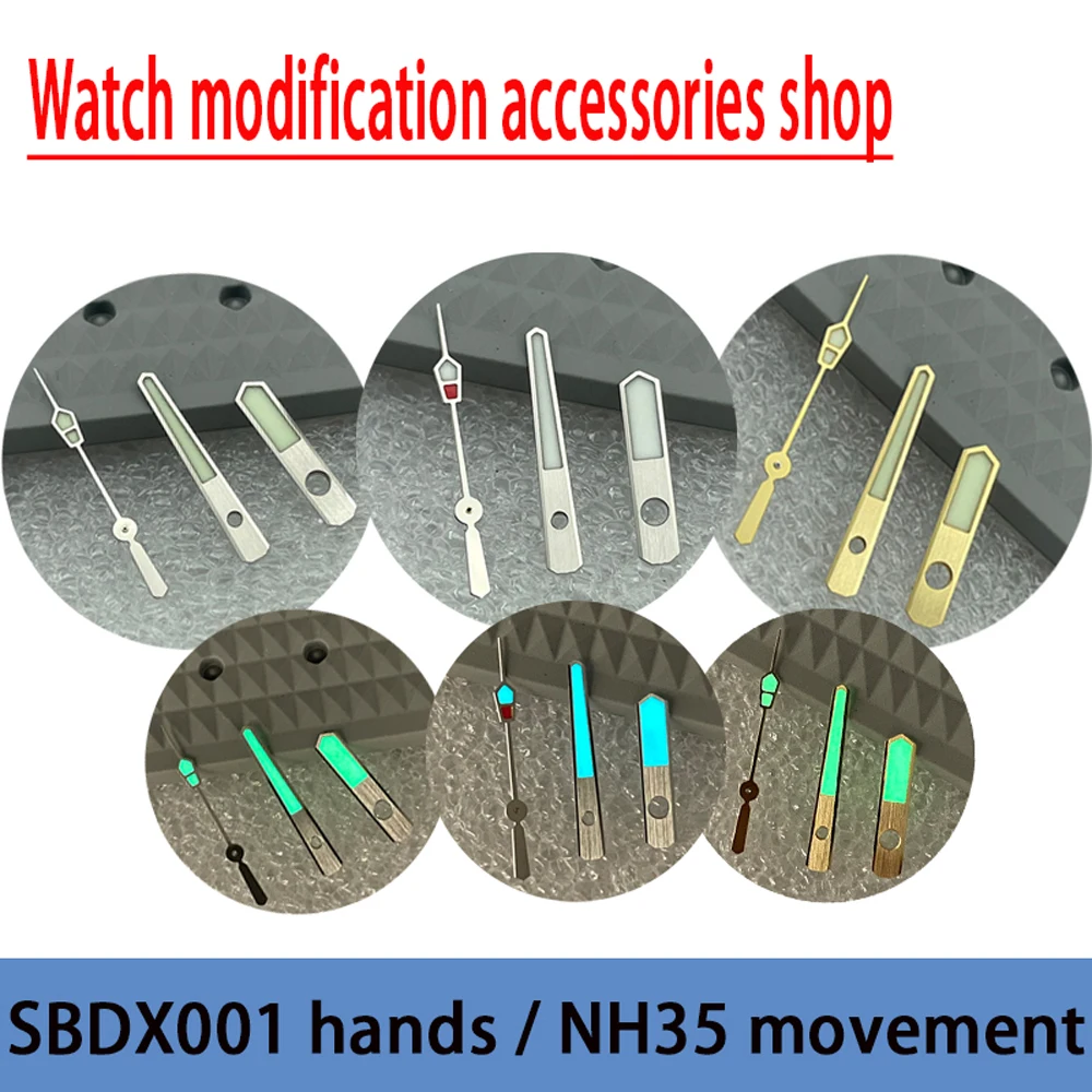 SBDX001 high-end modified needle NH35 movement large MM batch of flower needle fashion wild pointer